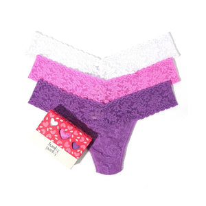 Hanky Panky Signature Lace Low Rise Thongs 3 Pack