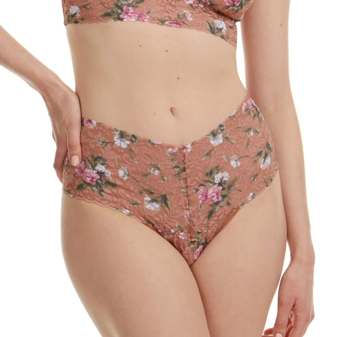 Hanky Panky Retro Lace High-Waisted V-Kini