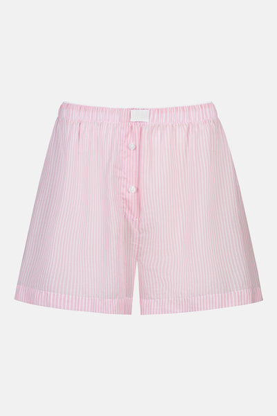 mey Cotton Stripe Pajama Shorts
