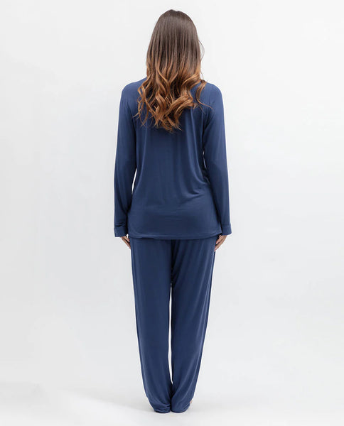 Nora Rose Serena Lace Jersey PJ Set