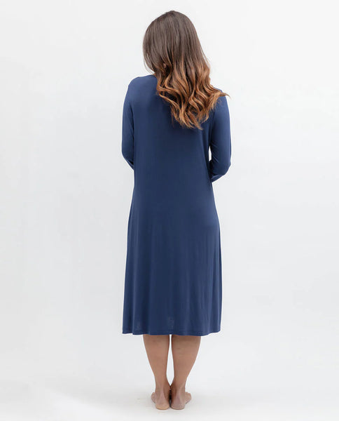Nora Rose Serena Lace Detail Jersey Short Nightdress