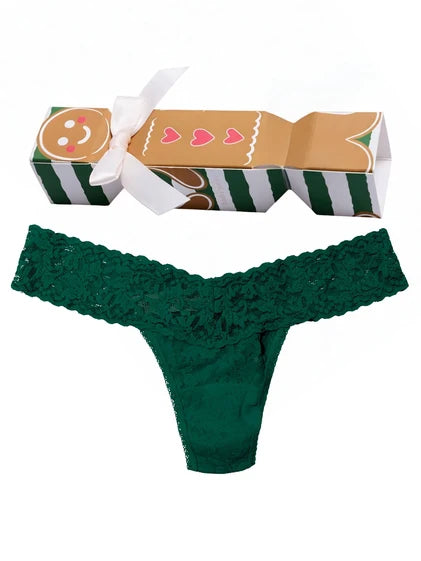 Hanky Panky Single Low Rise Thong Holiday Cracker