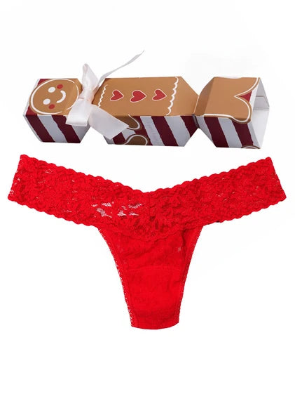 Hanky Panky Single Low Rise Thong Holiday Cracker