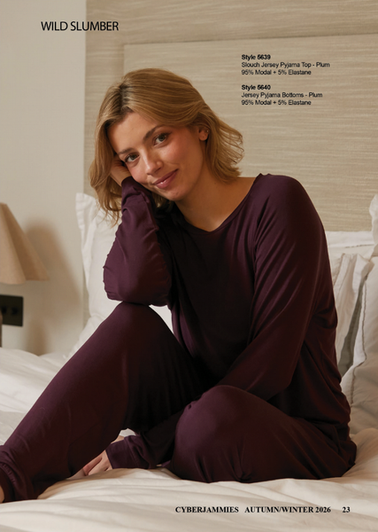 Cyberjammies Grace Slouch Jersey PJ Set