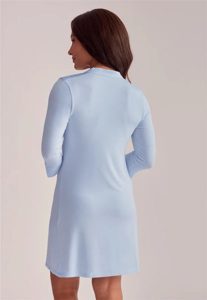Fleur't Essentials 3/4 Sleeve Nightshirt With Pockets