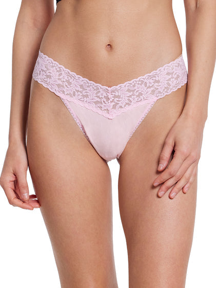 Hanky Panky Holiday Cracker Cocoa Kisses 3 Pack Original Rise Cotton Thong