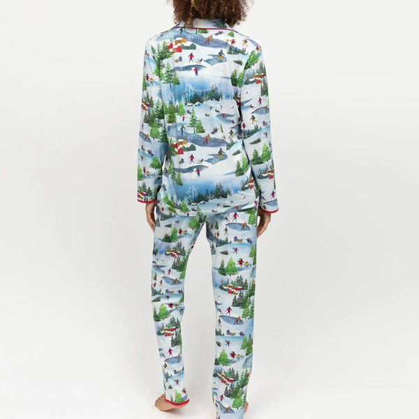 Cyberjammies Montana Winterscape Jersey Pajama Set