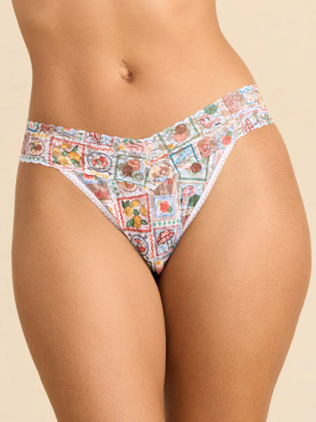 Hanky Panky Printed Signature Lace Original Rise Thongs