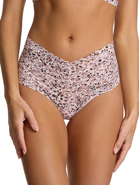Hanky Panky Printed Signature Lace Retro Thong