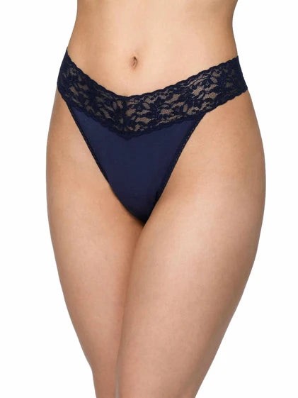 Hanky Panky Holiday Cracker Uptown Classic 5 Pack Original Rise Cotton Thong