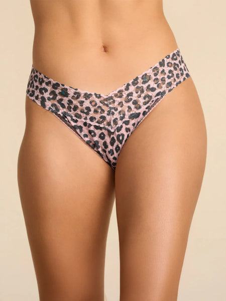 Hanky Panky Printed Signature Lace Original Rise Thongs