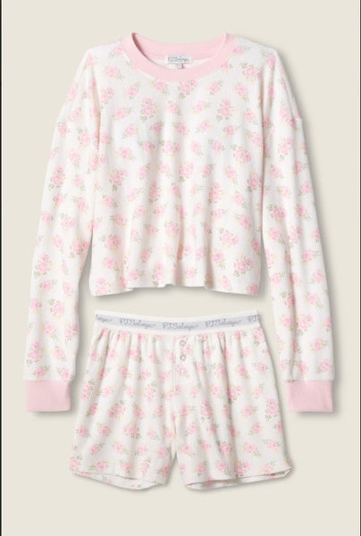 P.J. Salvage Ditsy Floral Boyfriend Boxer Short Gift Set