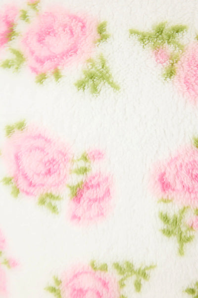 P.J. Salvage Ivory Rose Fleece Robe