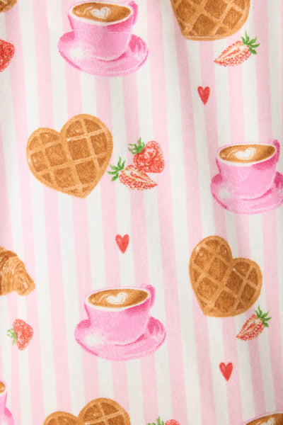 P.J. Salvage Brunch Club  Breakfast Flannel Nightshirt