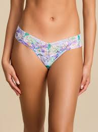 Hanky Panky Printed Signature Lace Low Rise Thong