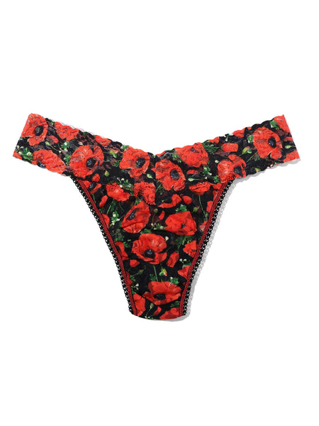 Hanky Panky Printed Signature Lace Original Rise Thongs