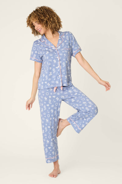 P.J. Salvage Whimsy Cropped PJ Set