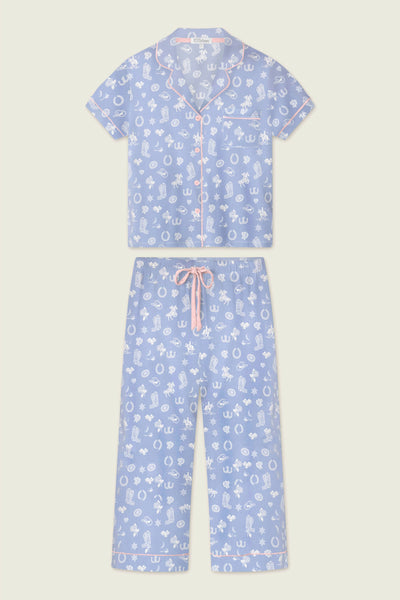 P.J. Salvage Whimsy Cropped PJ Set