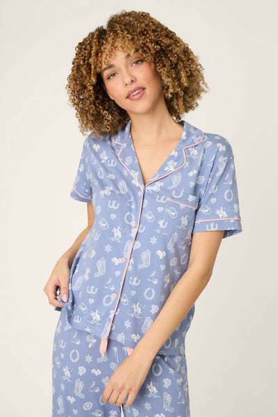 P.J. Salvage Whimsy Cropped PJ Set