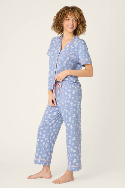 P.J. Salvage Whimsy Cropped PJ Set