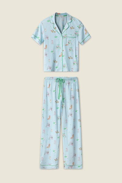 P.J. Salvage Whimsy Cropped PJ Set