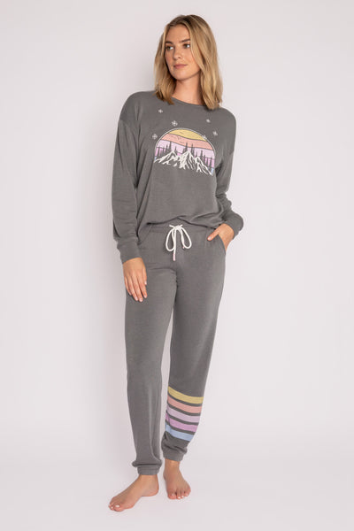 P.J. Salvage Mountain Love Banded Pant