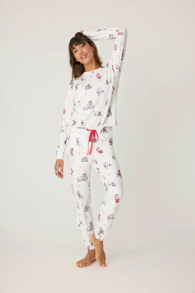 P.J. Salvage Candy Cane Lane PJ Set