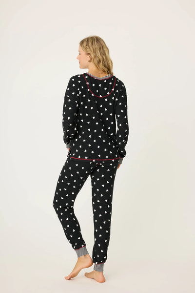 P.J. Salvage Waffle Thermal Ski Jammie Set