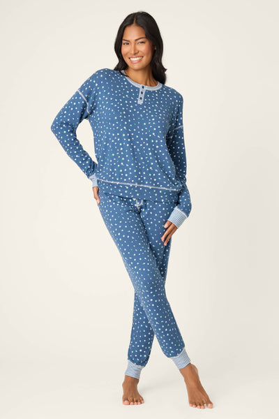 P.J. Salvage Cozy Life Ditsy Floral PJ Set