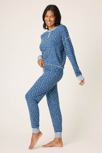 P.J. Salvage Cozy Life Ditsy Floral PJ Set