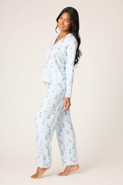 P.J. Salvage Doggone Cold Pointelle PJ Set