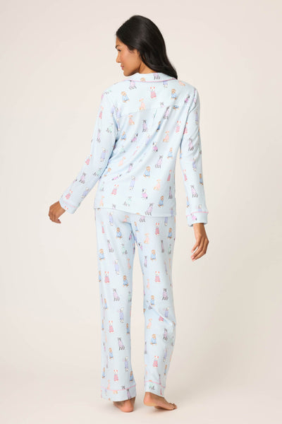 P.J. Salvage Doggone Cold Pointelle PJ Set