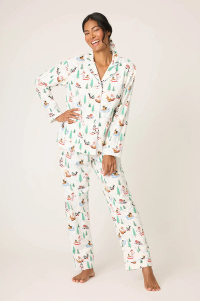 P.J. Salvage 3 Piece Flannel Pajama Set
