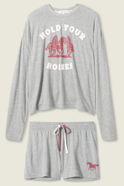P.J. Salvage Hold Your Horses PJ Short Set