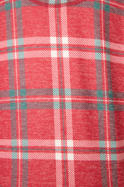 P.J. Salvage Let's Get Toasty Red Plaid PJ Set