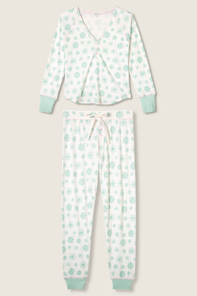 P.J. Salvage Snowflake Wishes Pointelle PJ Set