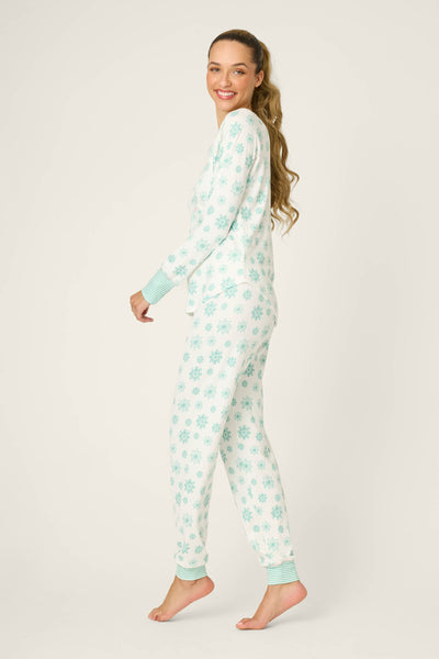 P.J. Salvage Snowflake Wishes Pointelle PJ Set