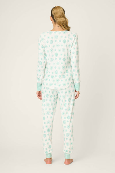 P.J. Salvage Snowflake Wishes Pointelle PJ Set