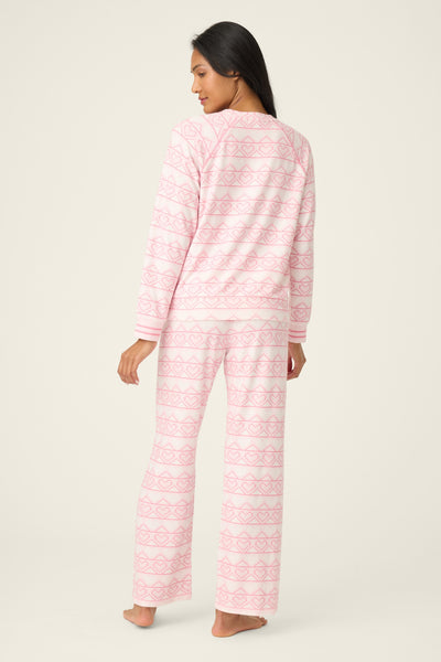 P.J. Salvage Pink Hearts Peachy PJ Set