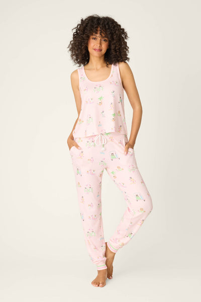 P.J. Salvage Pupation Palms Sunnies & Sunshine Long PJ Set