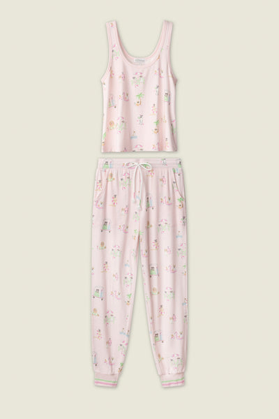 P.J. Salvage Pupation Palms Sunnies & Sunshine Long PJ Set