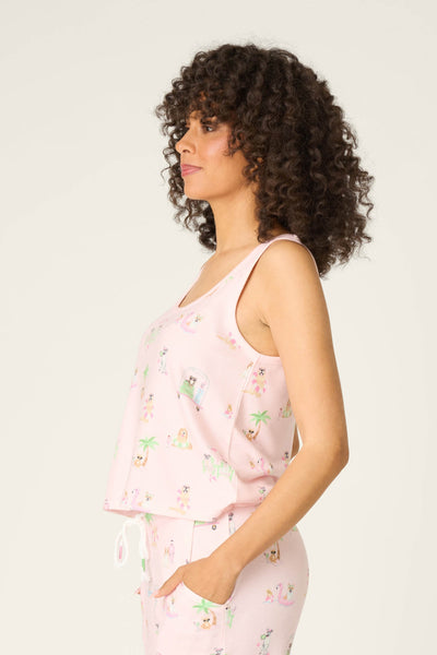 P.J. Salvage Pupation Palms Sunnies & Sunshine Long PJ Set