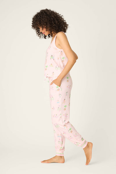P.J. Salvage Pupation Palms Sunnies & Sunshine Long PJ Set