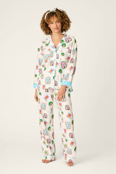 P.J. Salvage Picture Purrfect Pet Portraits 3-Piece Flannel PJ Set