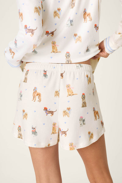 P.J. Salavage Meet Me in Pawris Dog Pajama Short Set