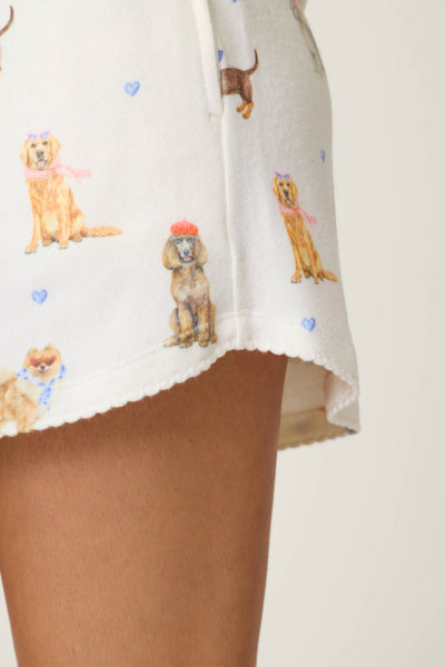 P.J. Salavage Meet Me in Pawris Dog Pajama Short Set