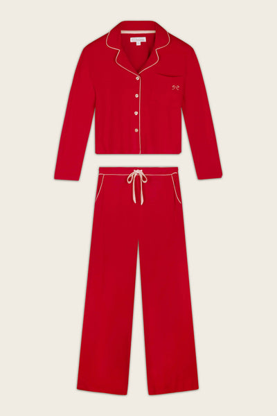 P.J. Salvage Sweetheart Dreams Red Long Sleeve PJ Set