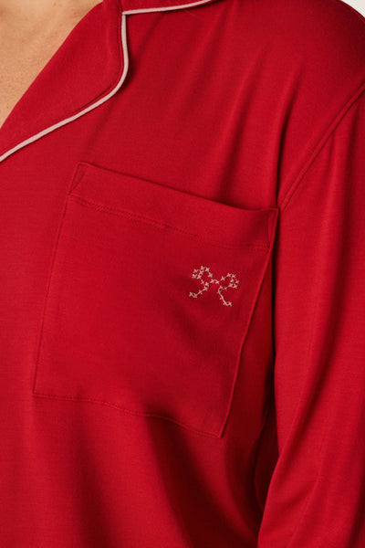 P.J. Salvage Sweetheart Dreams Red Long Sleeve PJ Set