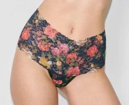 Hanky Panky Printed Signature Lace Retro Thong