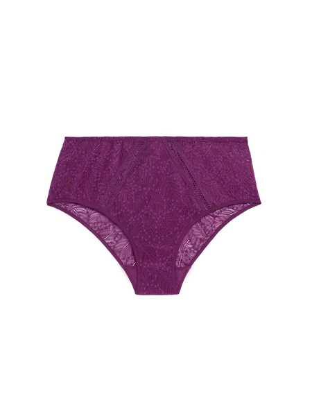 Simone Perele Comete High Waist Brief *Blackberry*